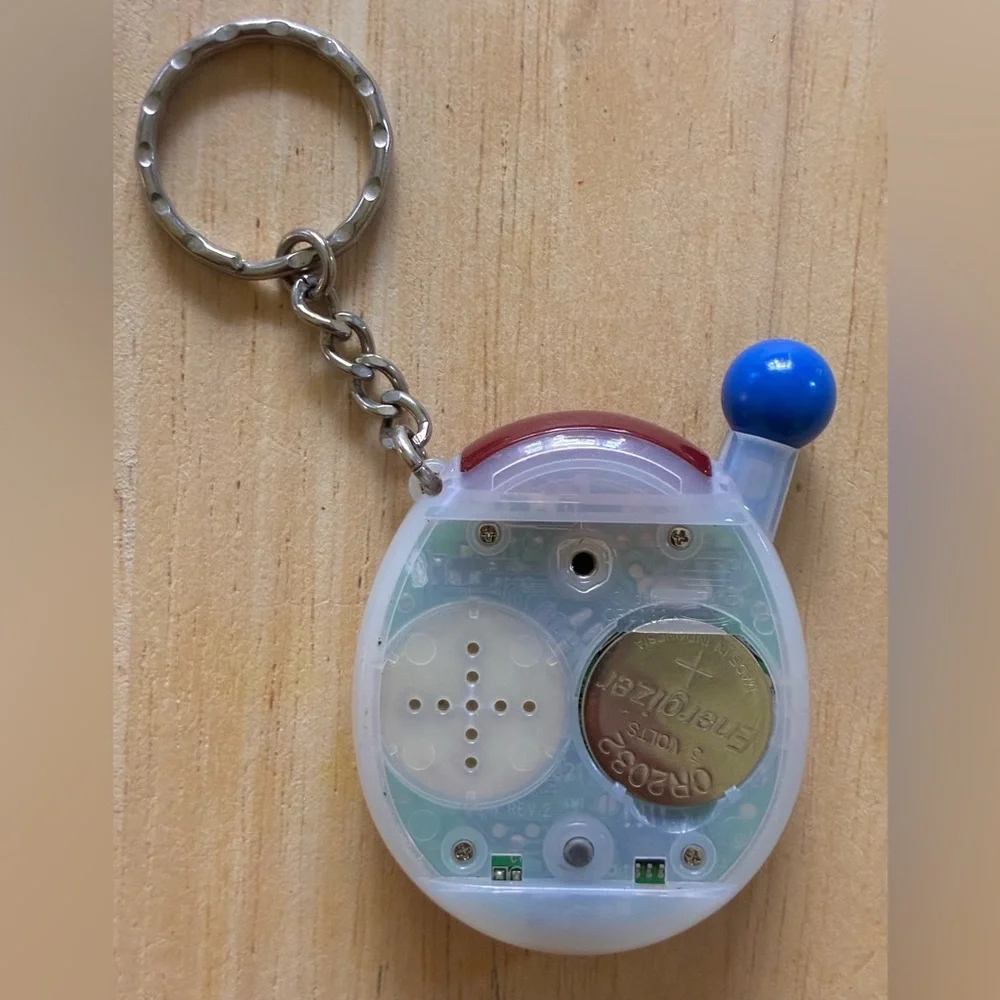 2004 Tamagotchi Connection V4 White, Clear, Working, With New Battery